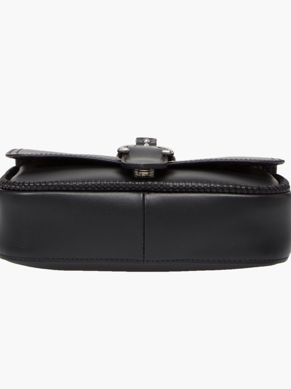 Longchamp Black Amazone Leather Crossbody Bag NWT - Picture 6 of 8